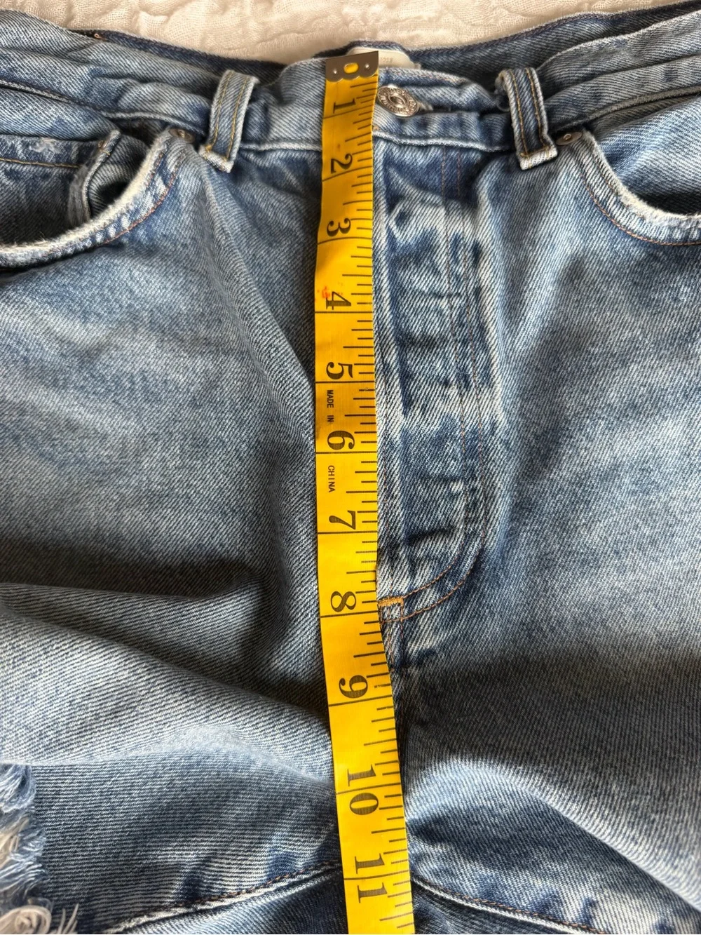 Citizens of Humanity Annabelle Long Shorts Bristol Wash Button Fly 29